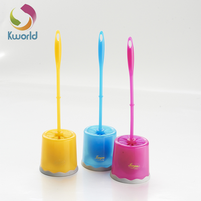 Kworld Good Quality Plastic Cleaning Tool Toilet Brush Set 8308
